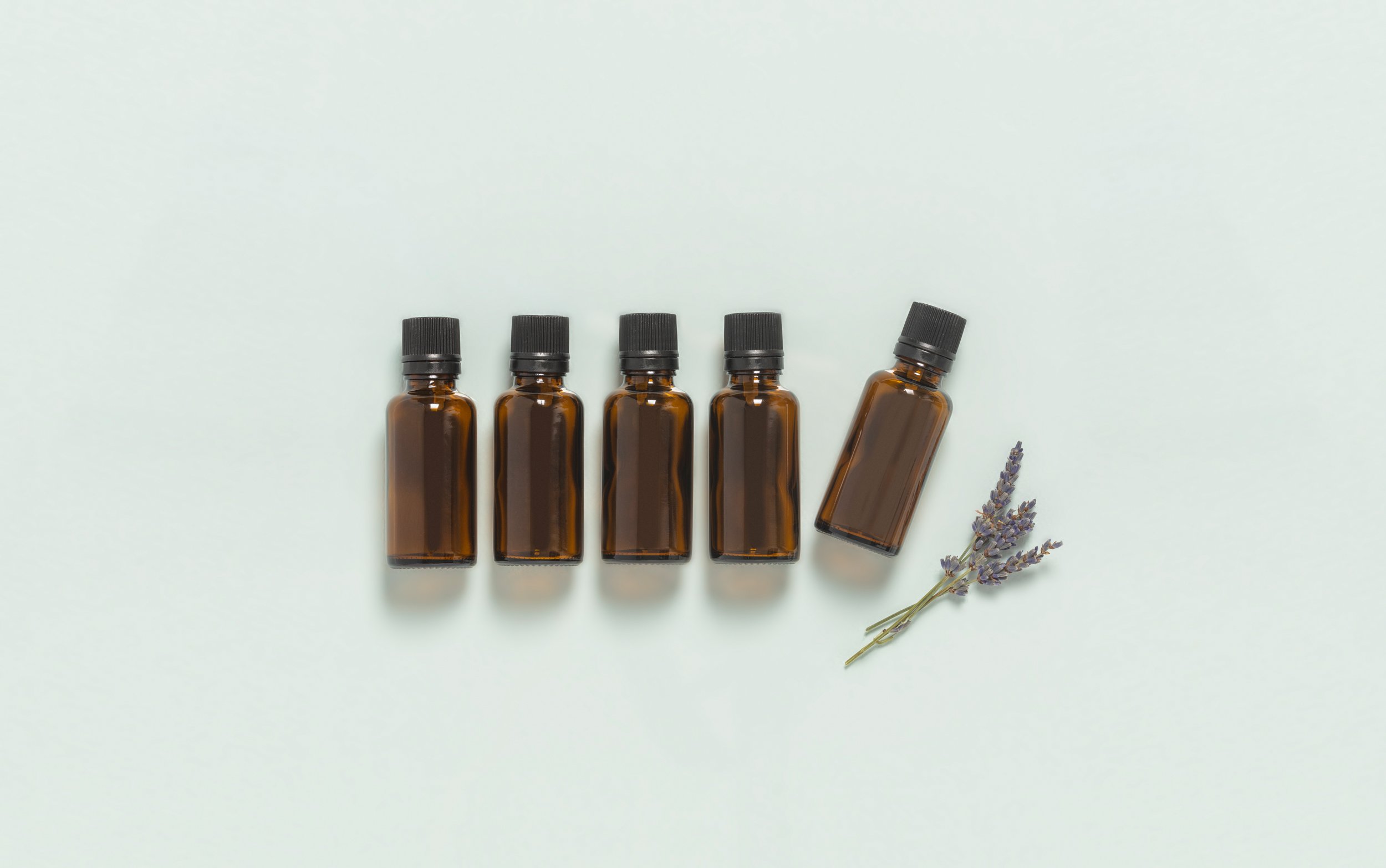 Lot De 6 Flacons Spray Vides 30ml En Verre Ambré - Avec Entonnoirs, Pipettes Et Étiquettes