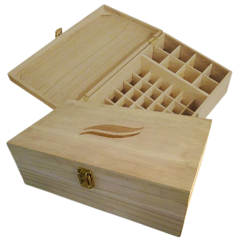 74 Trous Boite Rangement Huiles Essentielles Coffret En Bois Pour 5 10 15ml Bouteille D'huile