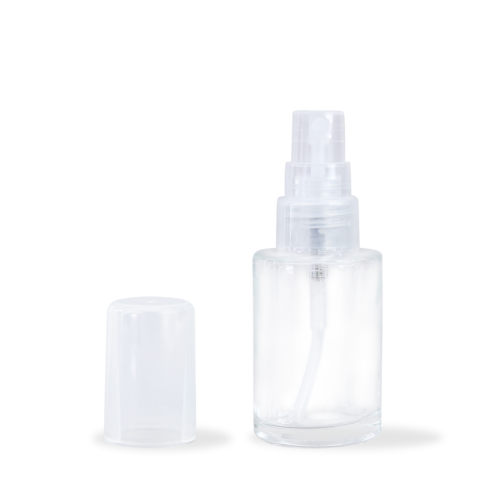 Flacon en verre transparent avec pompe spray - Aroma-Zone